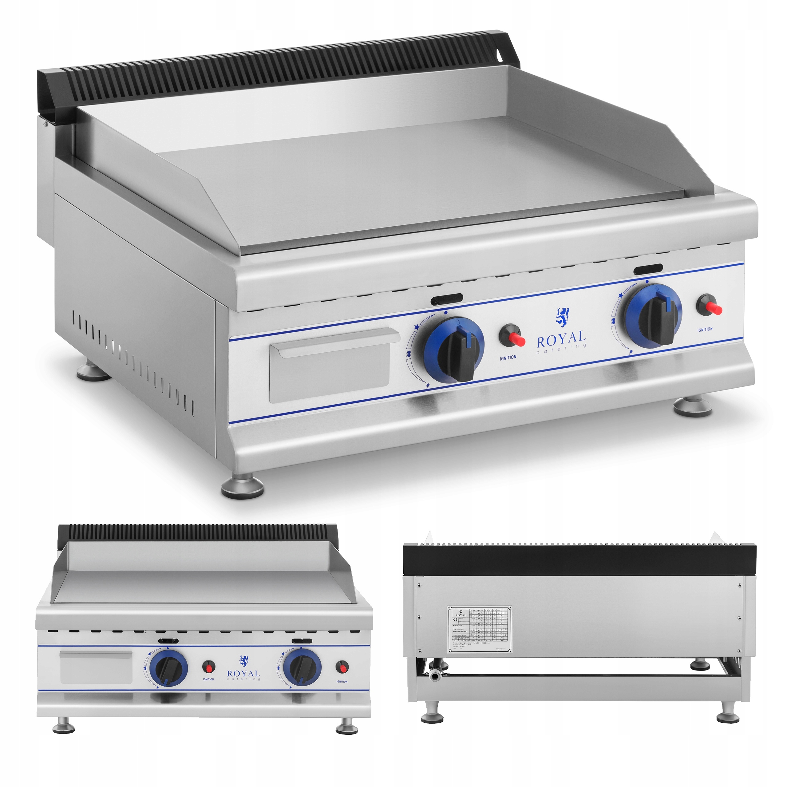 PLYNOVÝ GRIL - 65 cm - PROPÁN / BUTÁN - 30 mbar