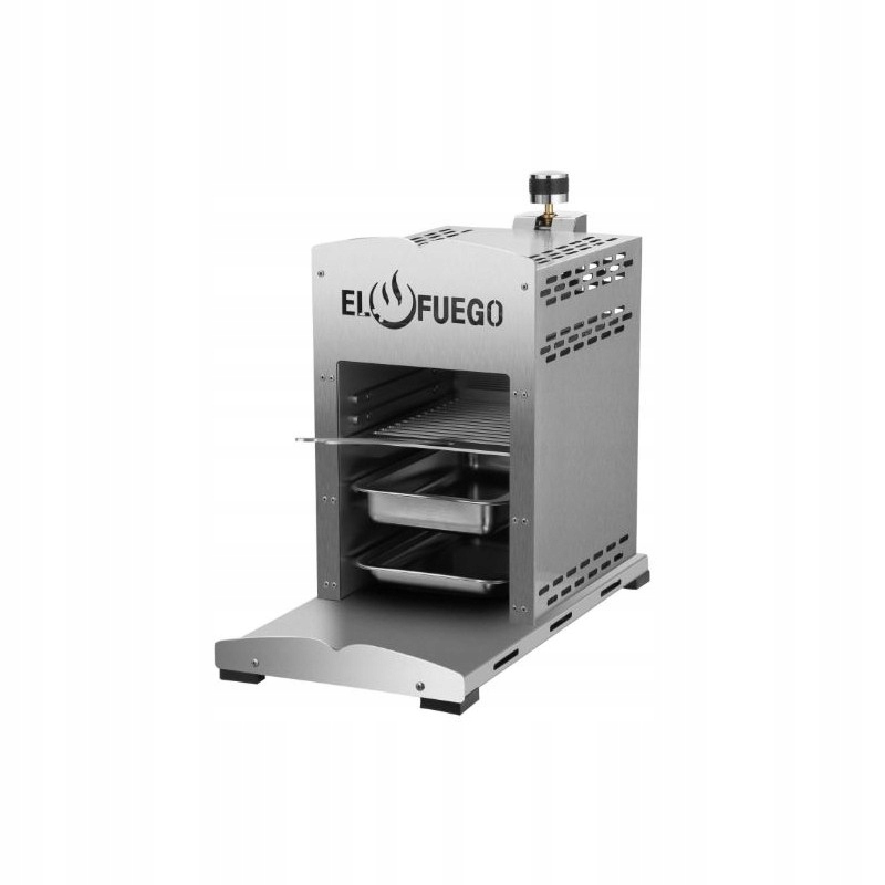 PLYNOVÝ GRIL PRE STEAKS EL FUEGO 4,3 kW PEVNÝ!