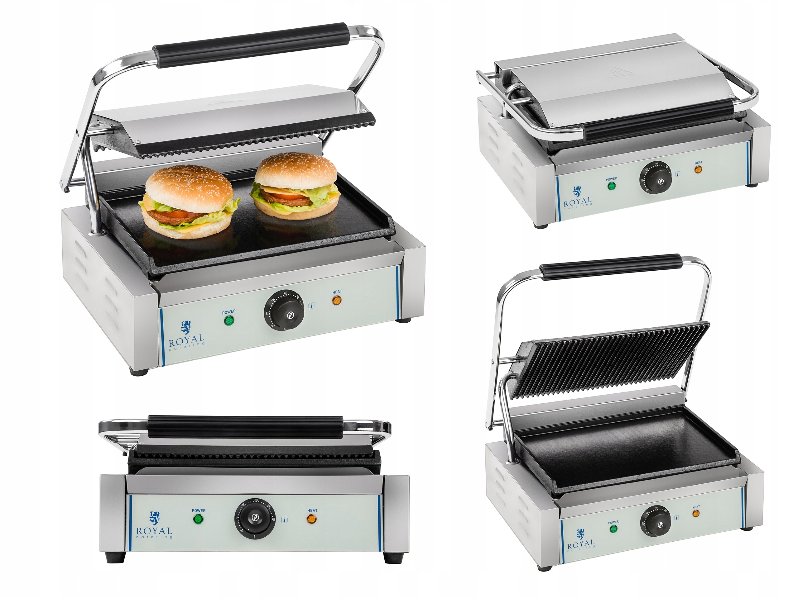 ELEKTRICKÝ KONTAKTNÝ GRIL PRE SANDWICHES 2200W