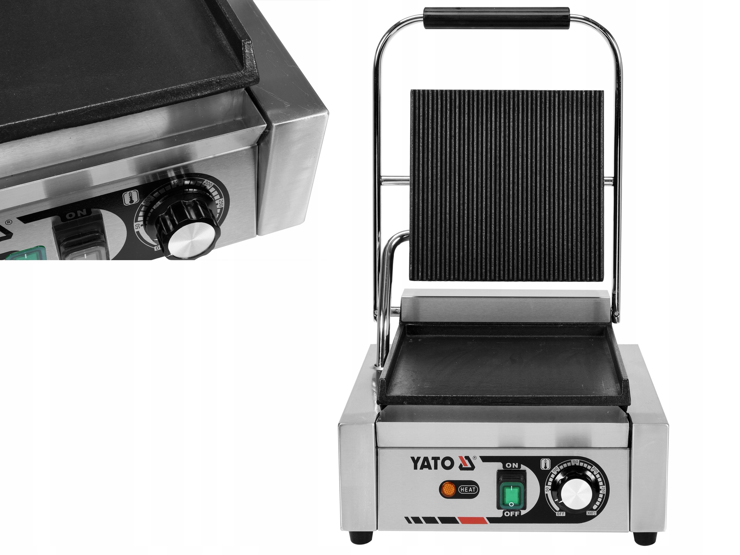 KONTAKTNÝ NÁHRADNÍK GRILU HLADKÝ RYFLOW KEBAB 1,8kW
