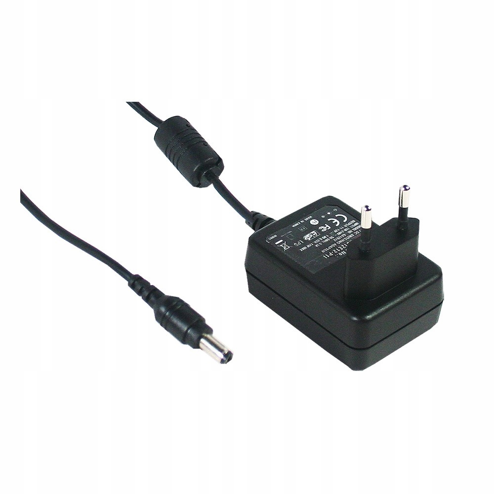 GS12E09-P1I Zástrčka napájacieho zdroja EÚ 12W 9V 1,33A