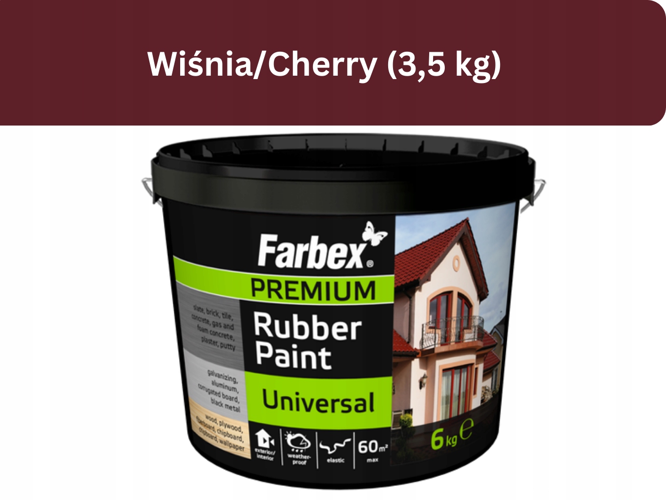 GUMA FARBA Farbex Universal Premium Tekutá guma na všetky povrchy ČEREŠŇA