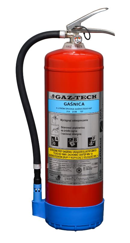 Gaz-tech 627GAS61 tekutý hasiaci prístroj 6 l