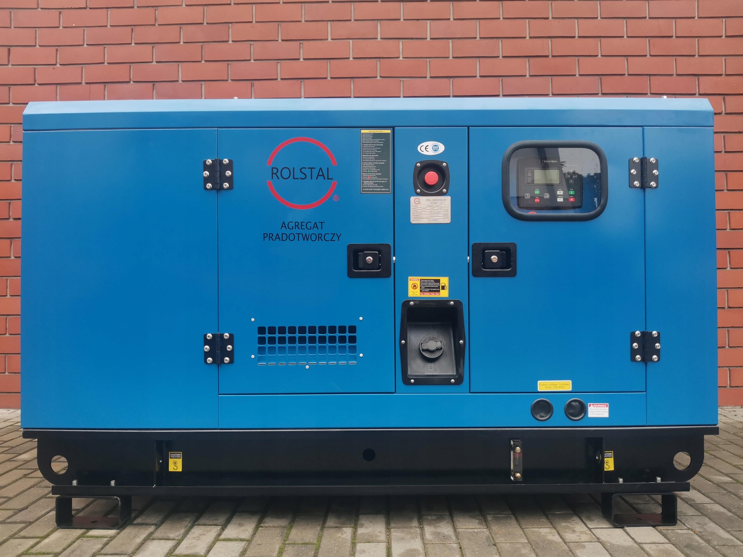Stacionárna trojfázová elektrocentrála ROLSTAL 50000 W nafta
