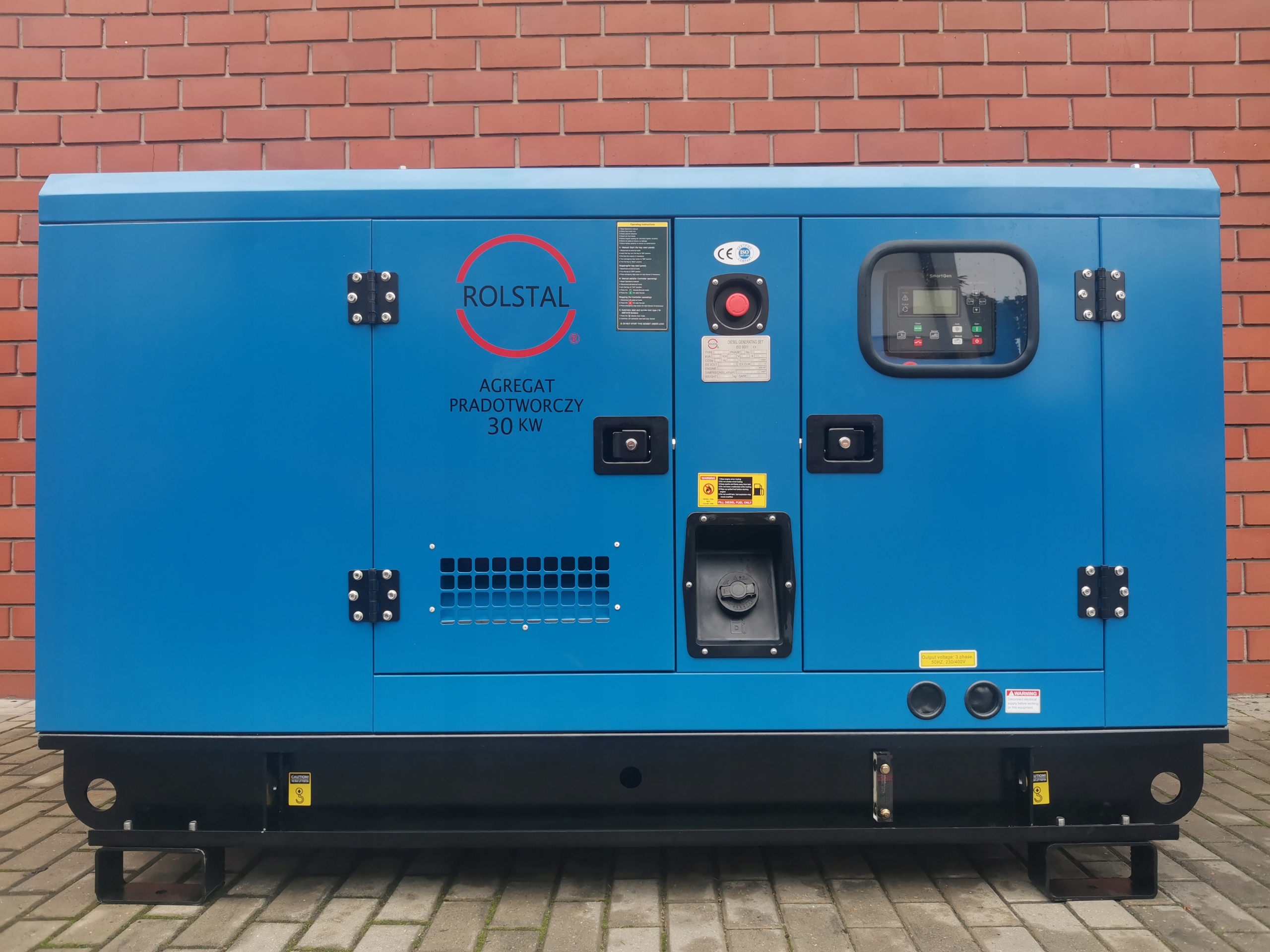 Stacionárna trojfázová elektrocentrála ROLSTAL 30000 W nafta