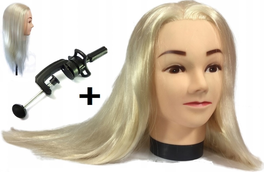 Head Hairdressing Training Head Aneta 55 cm B