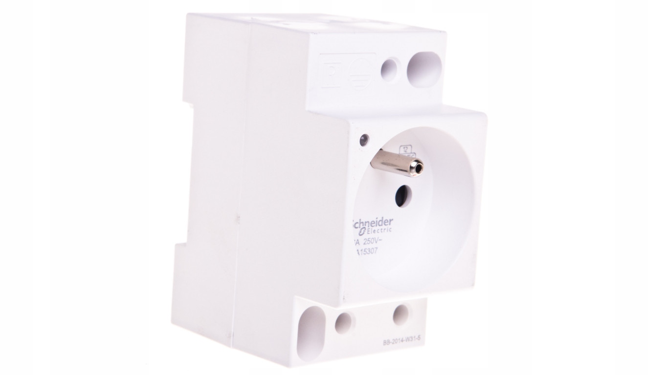 Modulárna zásuvka so žiarovkou iPC 2P + E 10 / 16A 250V zapnutá