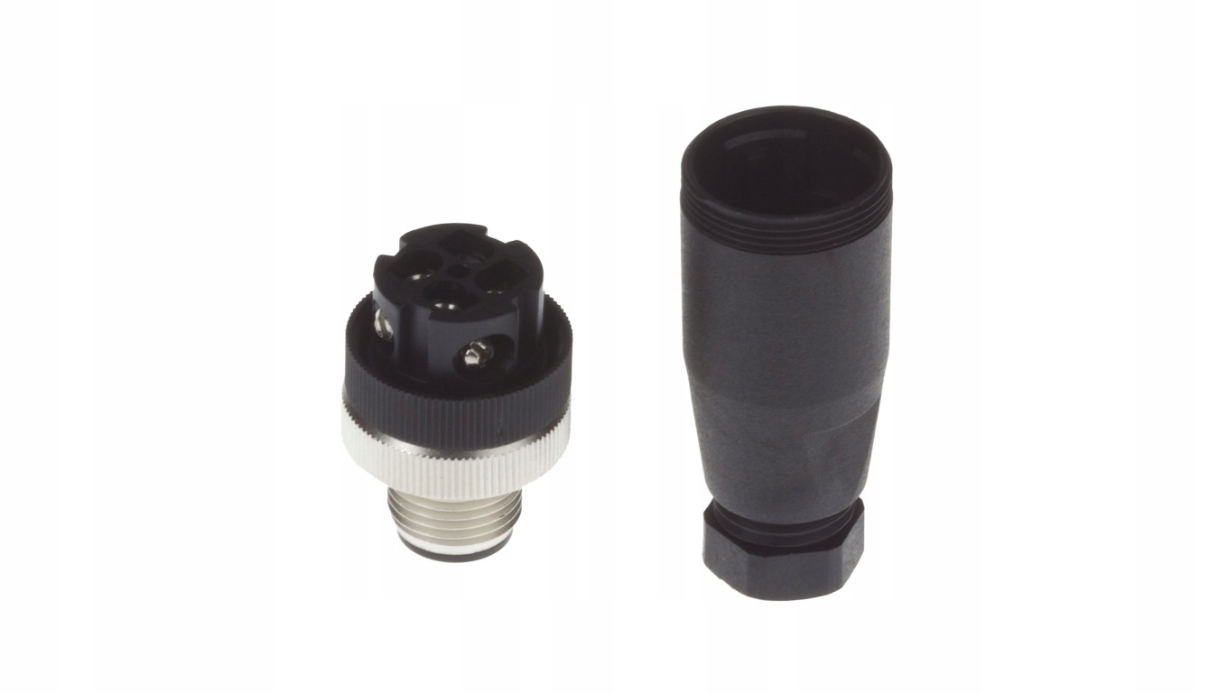 Priama zásuvka 4P M12 typ A 4-8mm SACC-M12MS-4CON-