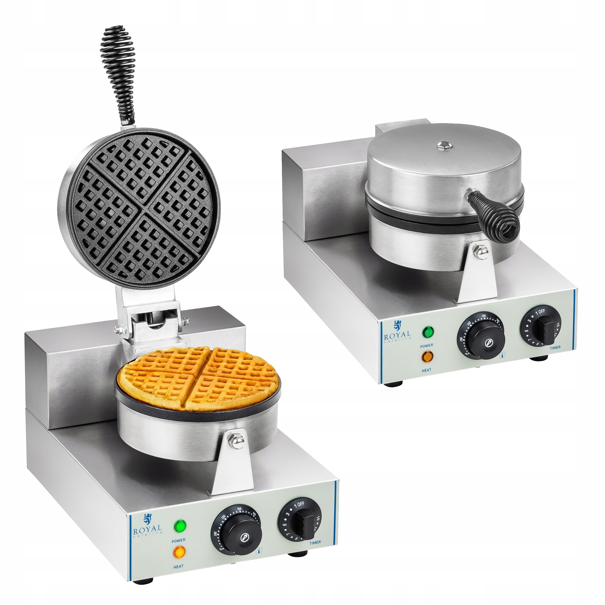 Hriankovač na vafle ROYAL CATERING RCWM-1300-R