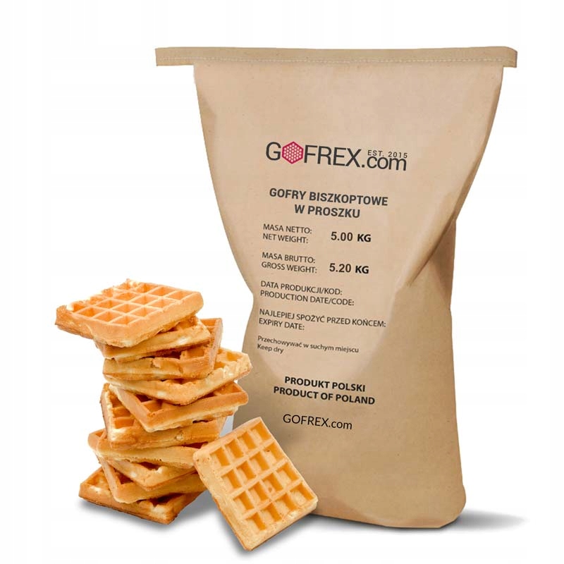 Klasické sušienky v prášku v prášku GOFREX 5 kg
