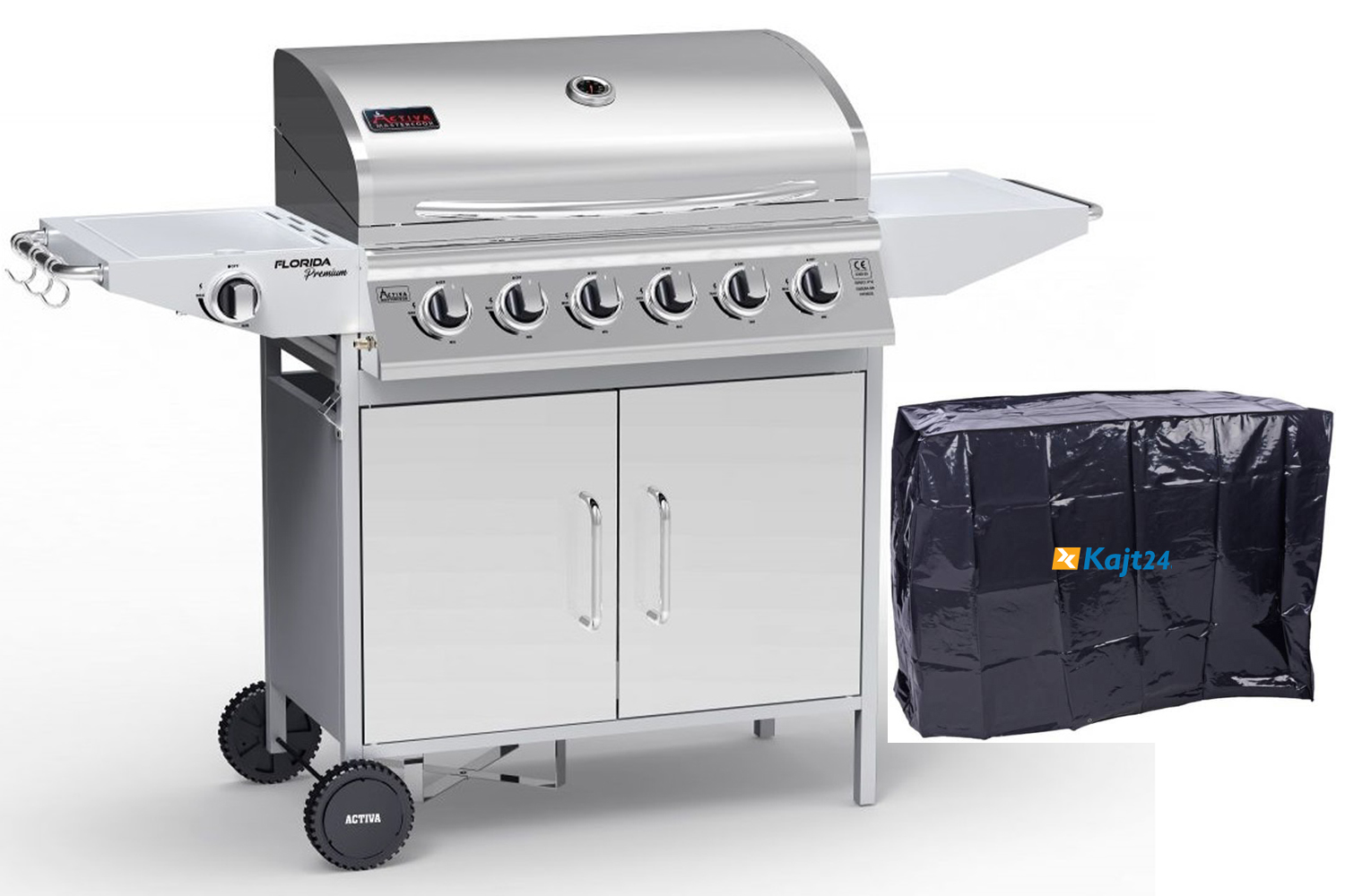 Florida 3 plynový gril PREMIUM INOX + KRYT