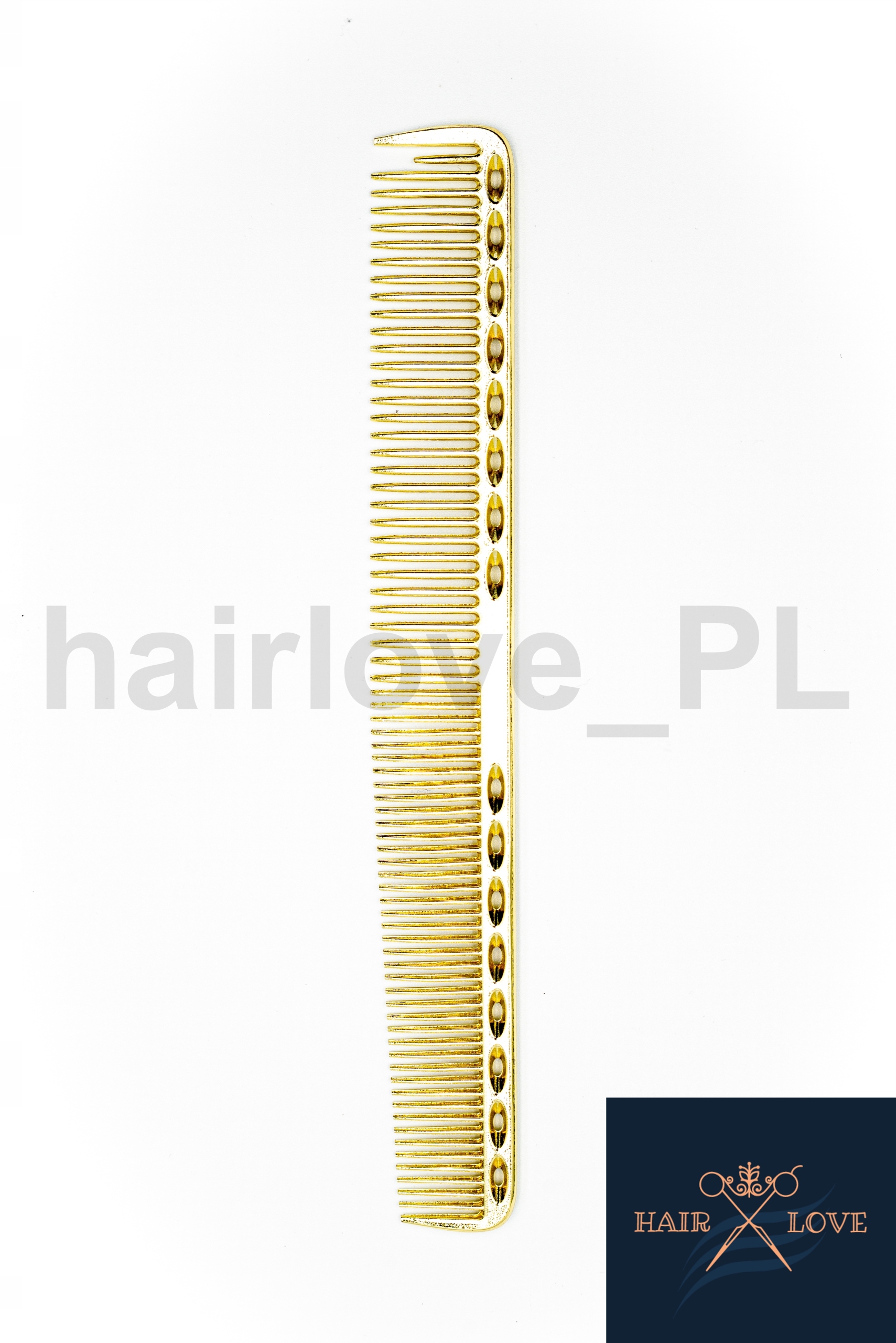 Hrebienok na strihanie vlasov z kovu, ocele 19,7 cm