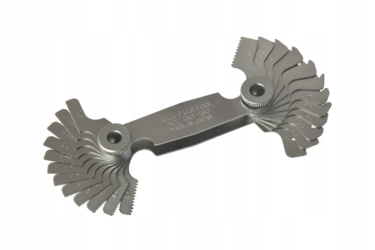 Palcový rozchod závitov Fuji Tool 55 stupňov + metrický 60 stupňov