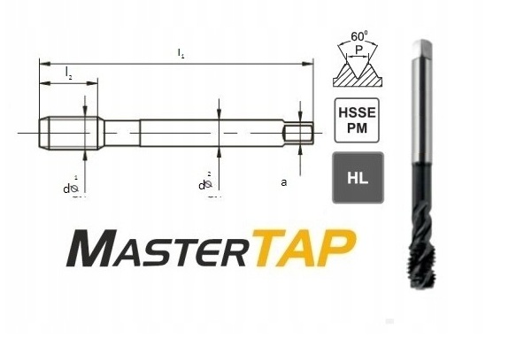 Strojový kohútik 374C M12x1,25 MasterTAP FANAR