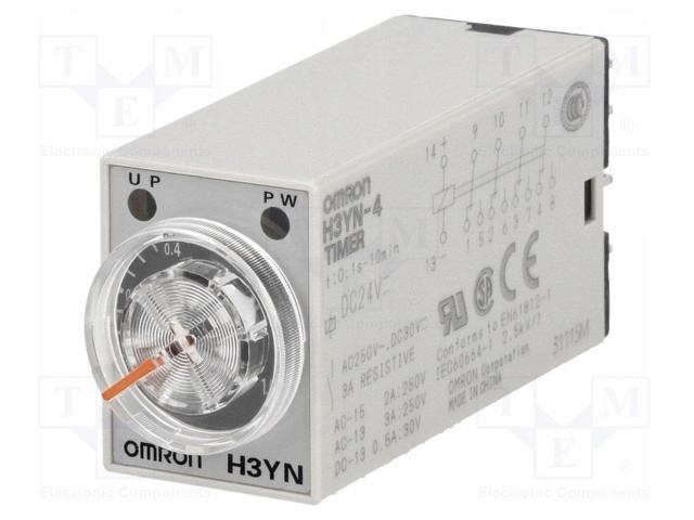 H3YN-4 DC24 OMRON Časové relé 0,1 s-10 min