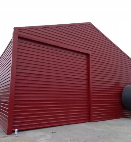SKLADOVÁ HALOVÁ GARÁŽ 8,0 m x 16,0 m x 4,0 m HALER