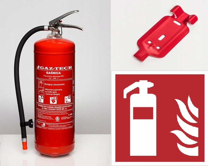 ABC GAZ-TECH práškový hasiaci prístroj 6 kg