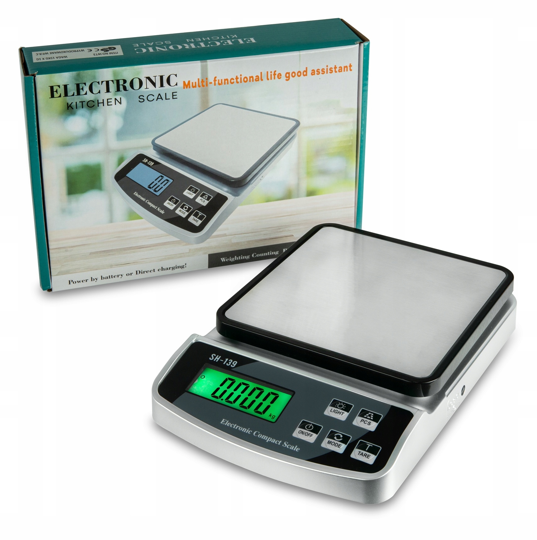 Wagopol Shop Scale 15 kg x 1 g
