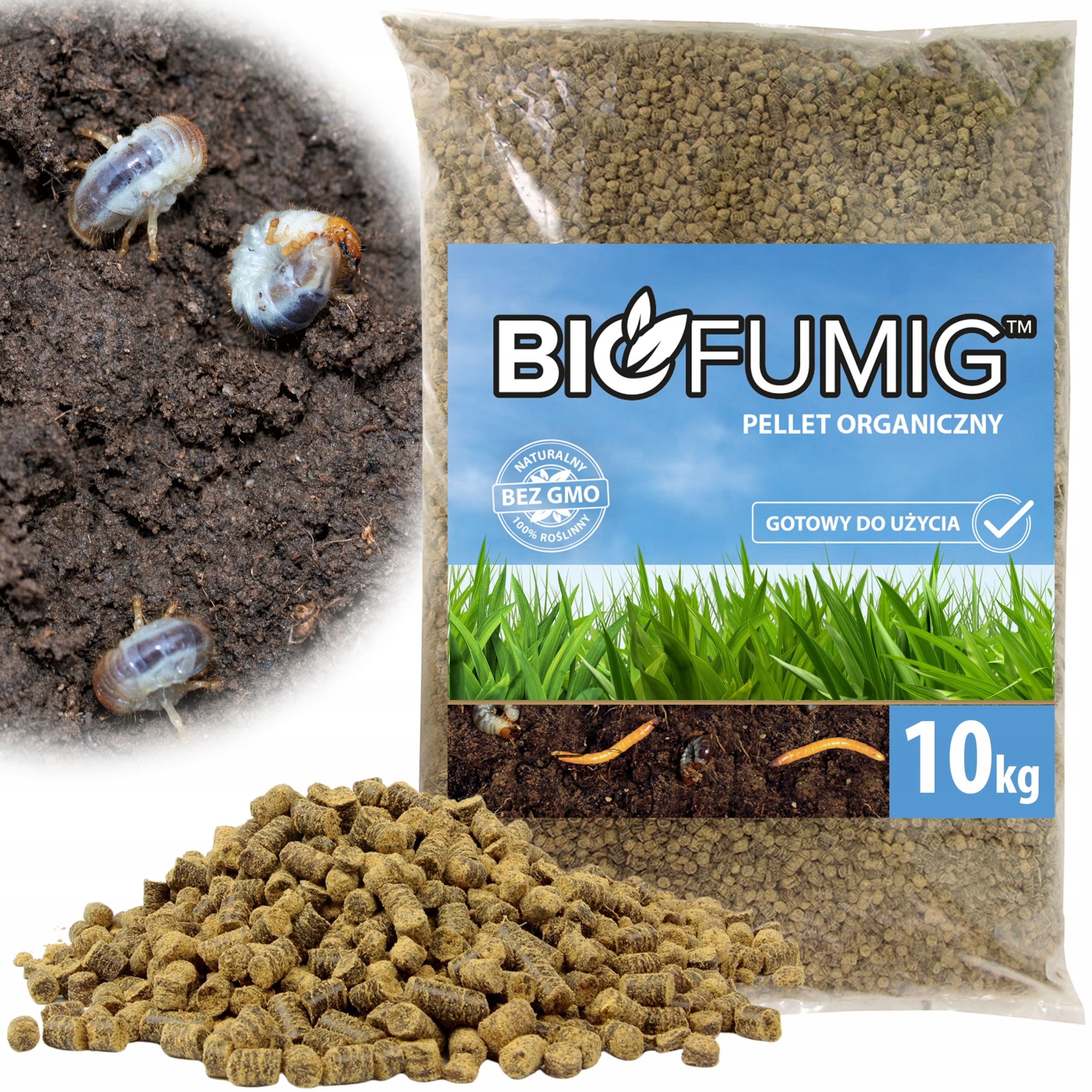 Organické, prírodné hnojivo BIOFUMIG granule 10 kg