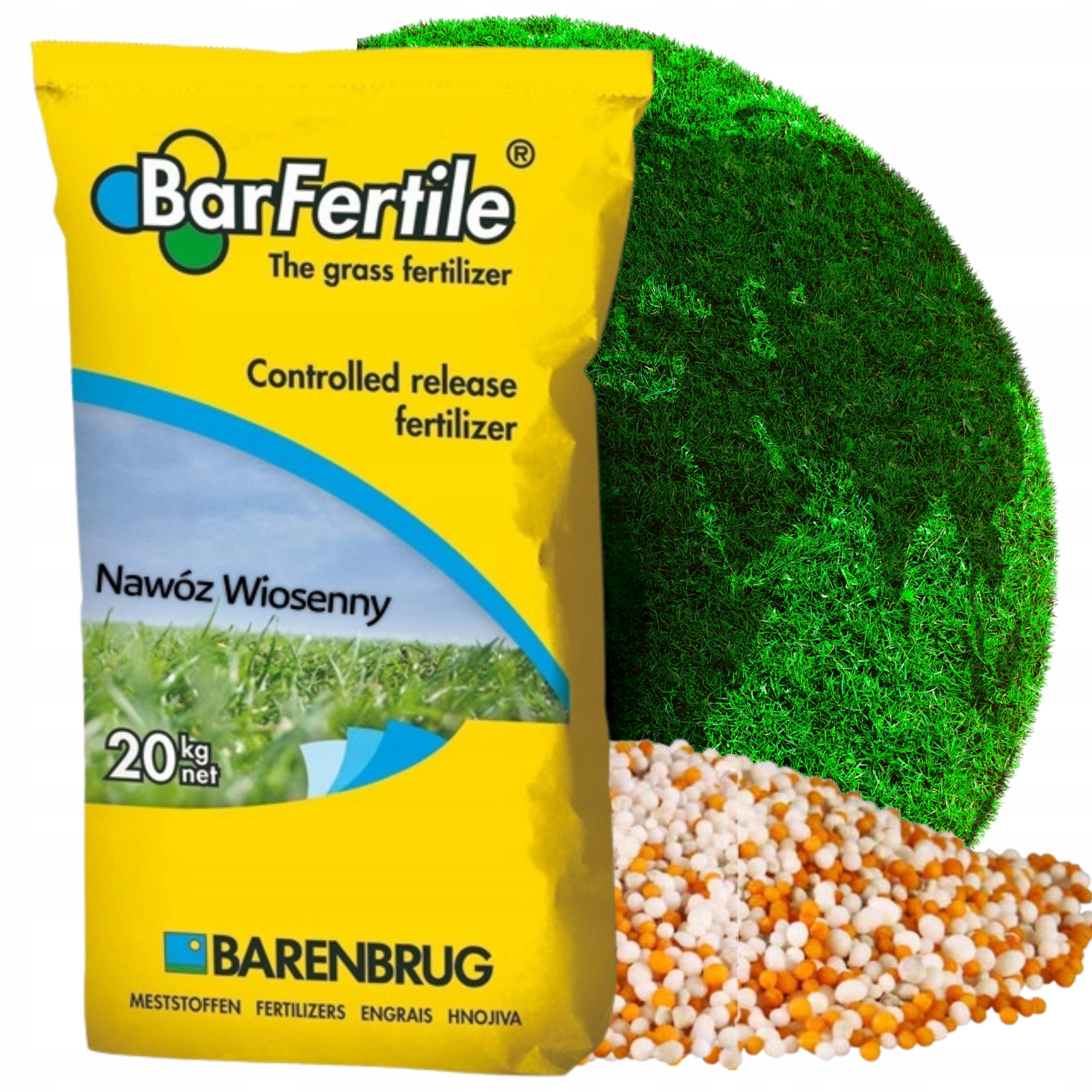 PRÉMIOVÉ HNOJIVO BARENBRUG BARFERTILE PRUŽINA START 20KG