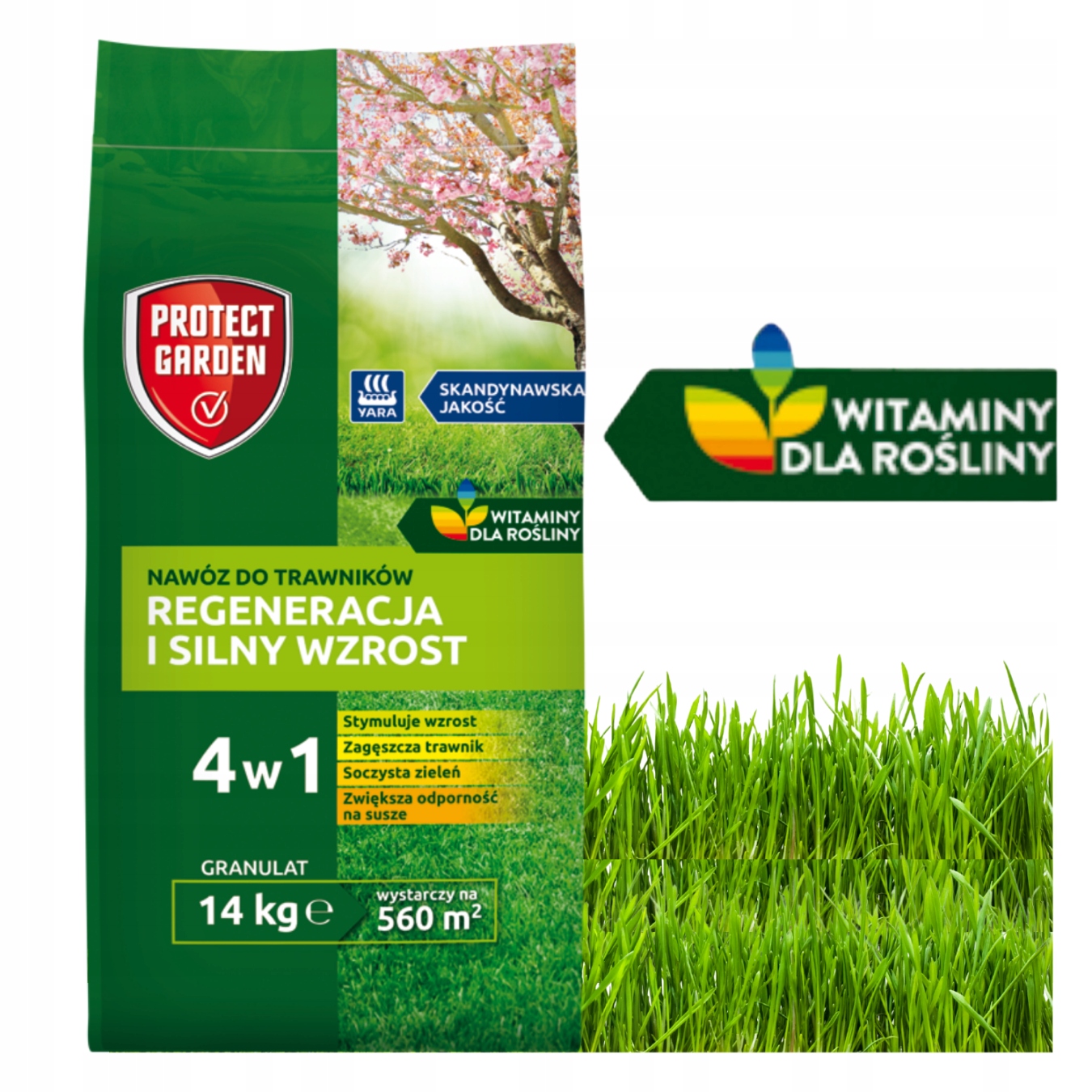 Protect Garden viaczložkové hnojivo, granule, 14 kg