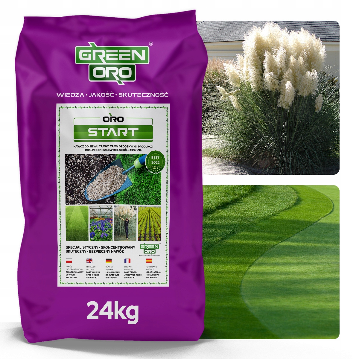 Green Oro viaczložkové hnojivo granule 24 kg 24 l