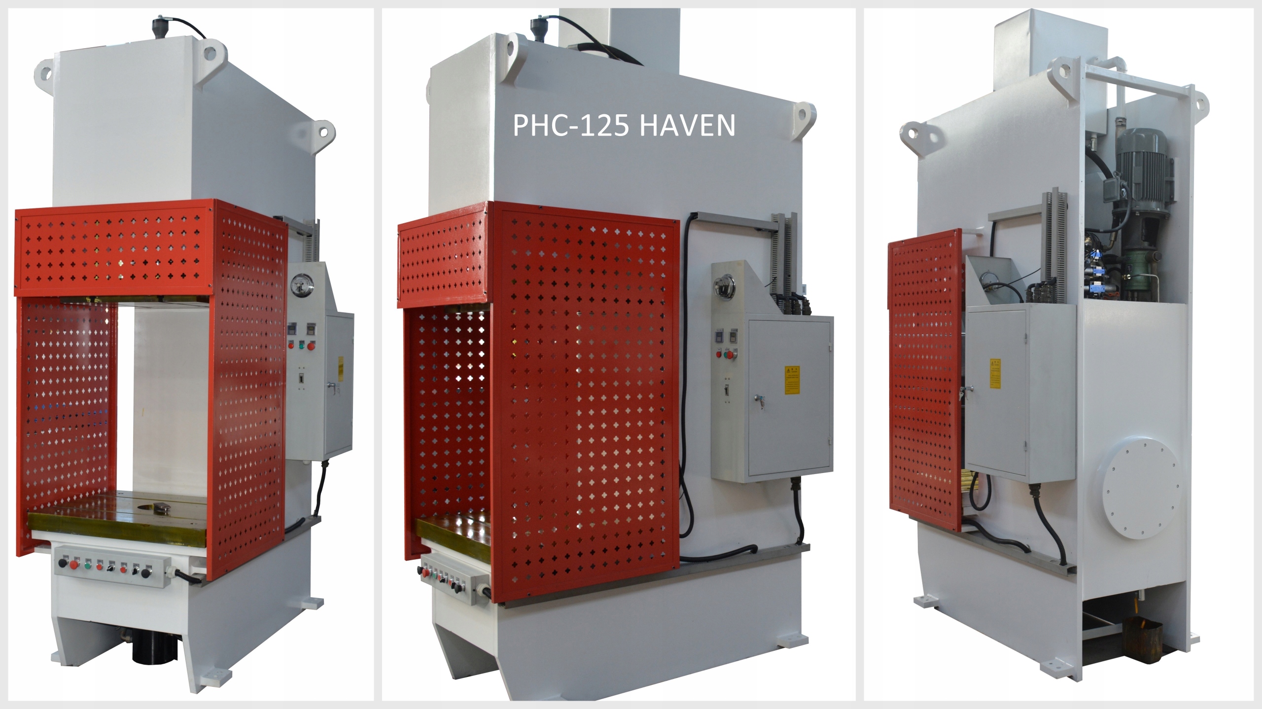 Hydraulický lis na rám C typu PHC-125, manuálny