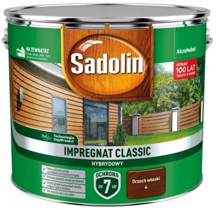 Impregnácia dreva Sadolin Orech 4 9 l