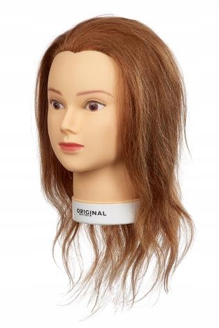 ISALINE Kadernícka hlavica, prírodné vlasy 30-35 cm
