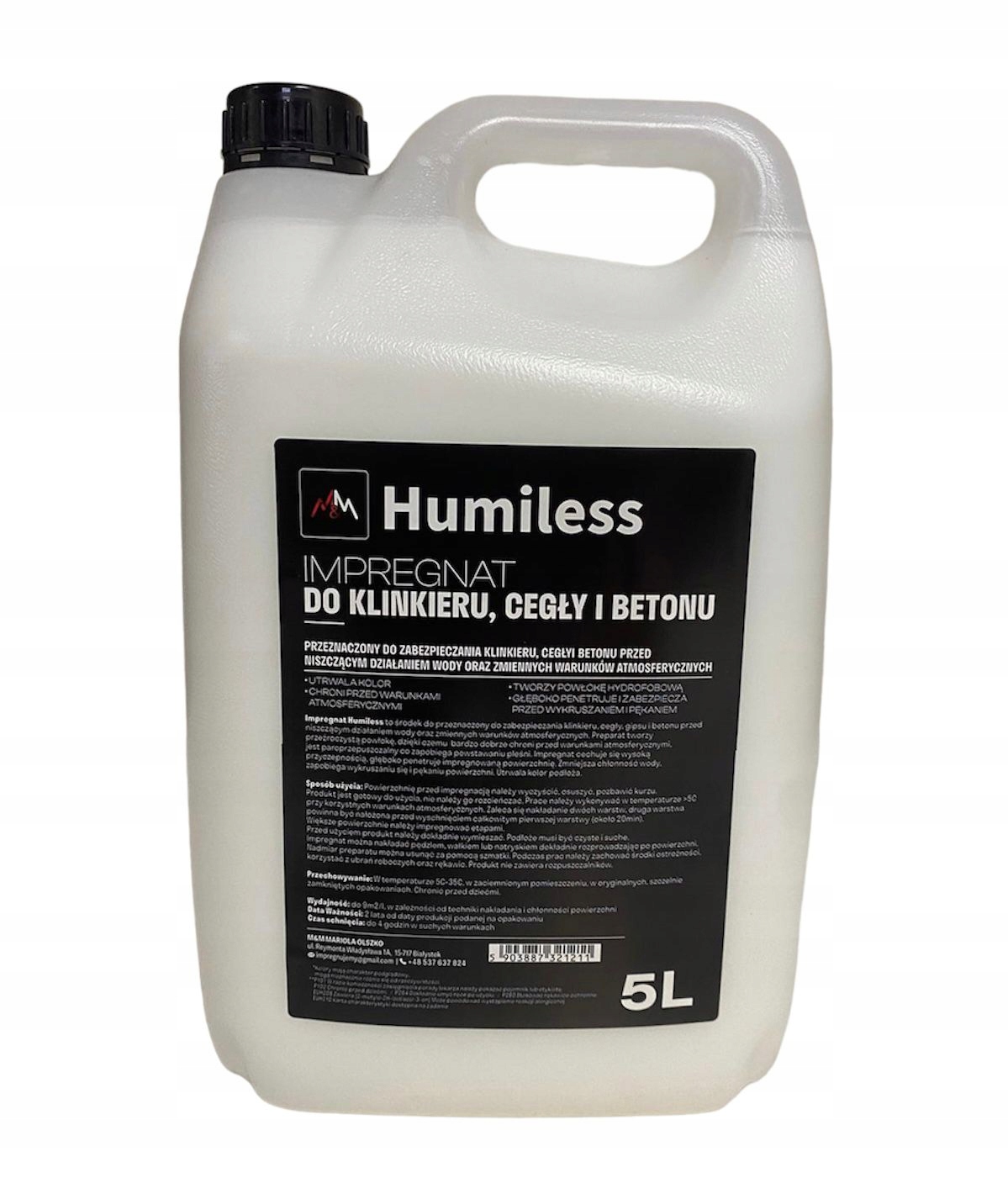 M&M Humiless impregnácia na klinkerové tehly 5 l