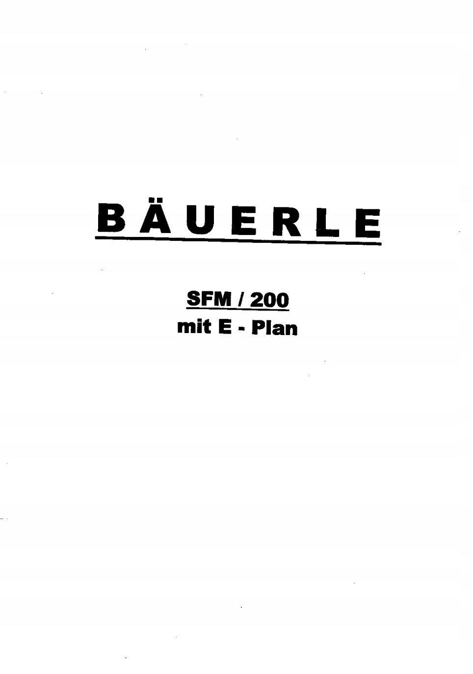 Ručná frézka Bauerle SFM 200