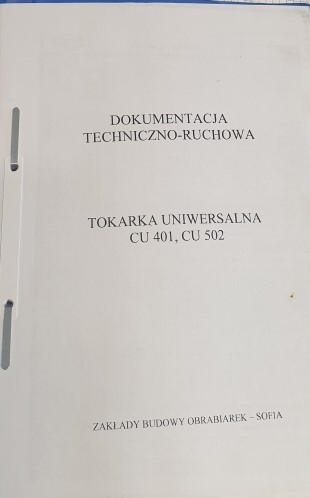 Návod na obsluhu pre sústruh Sofima CU401, CU502