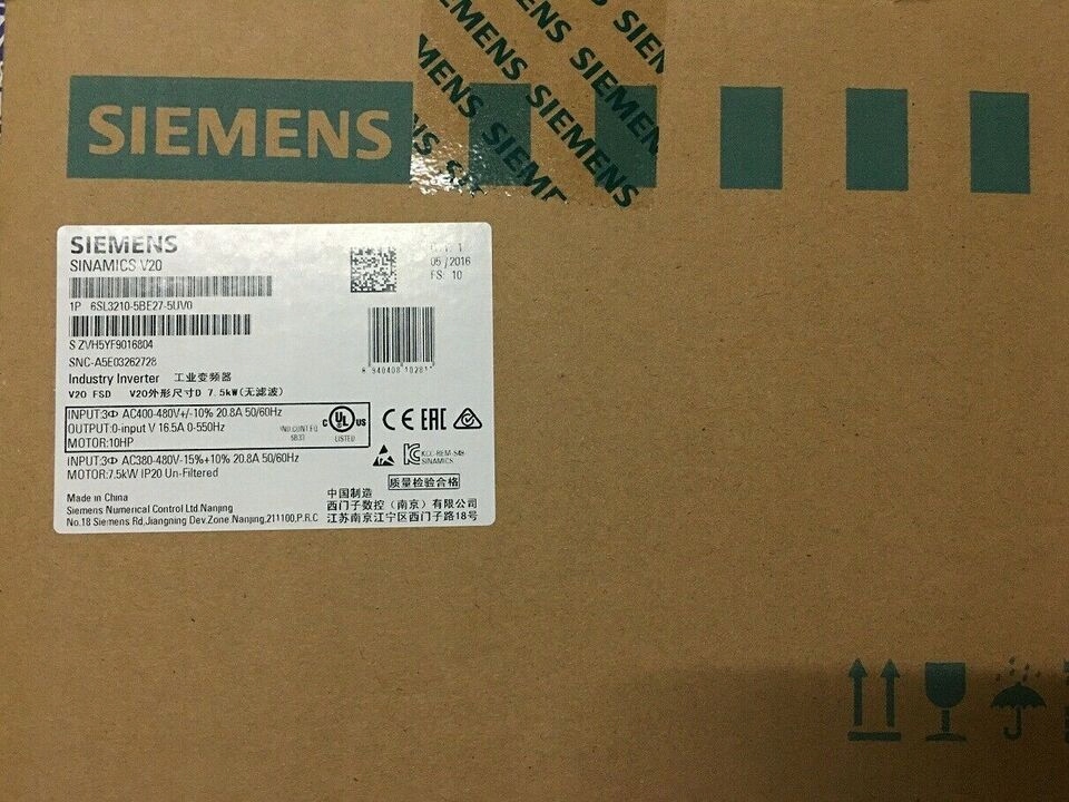 Trojfázový menič Siemens 7,5 kW 16,5 A
