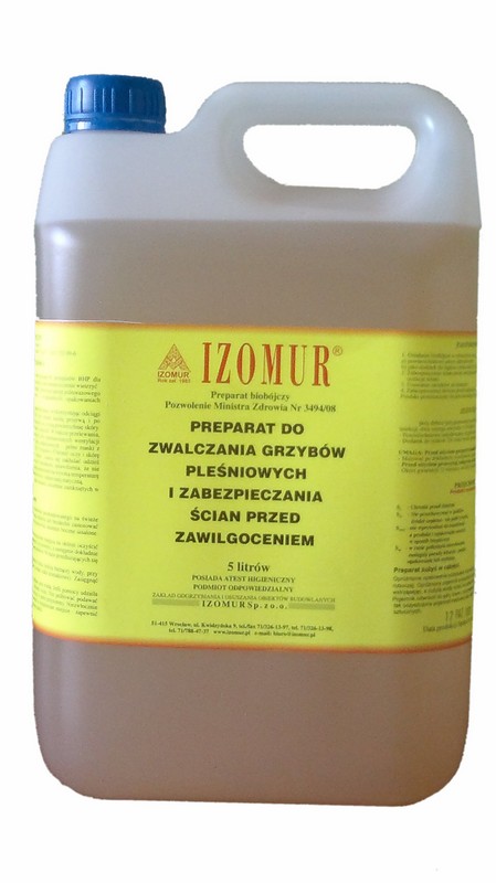 Prípravok Izomur 5L proti hubám, vlhkosti, plesniam, izolácia