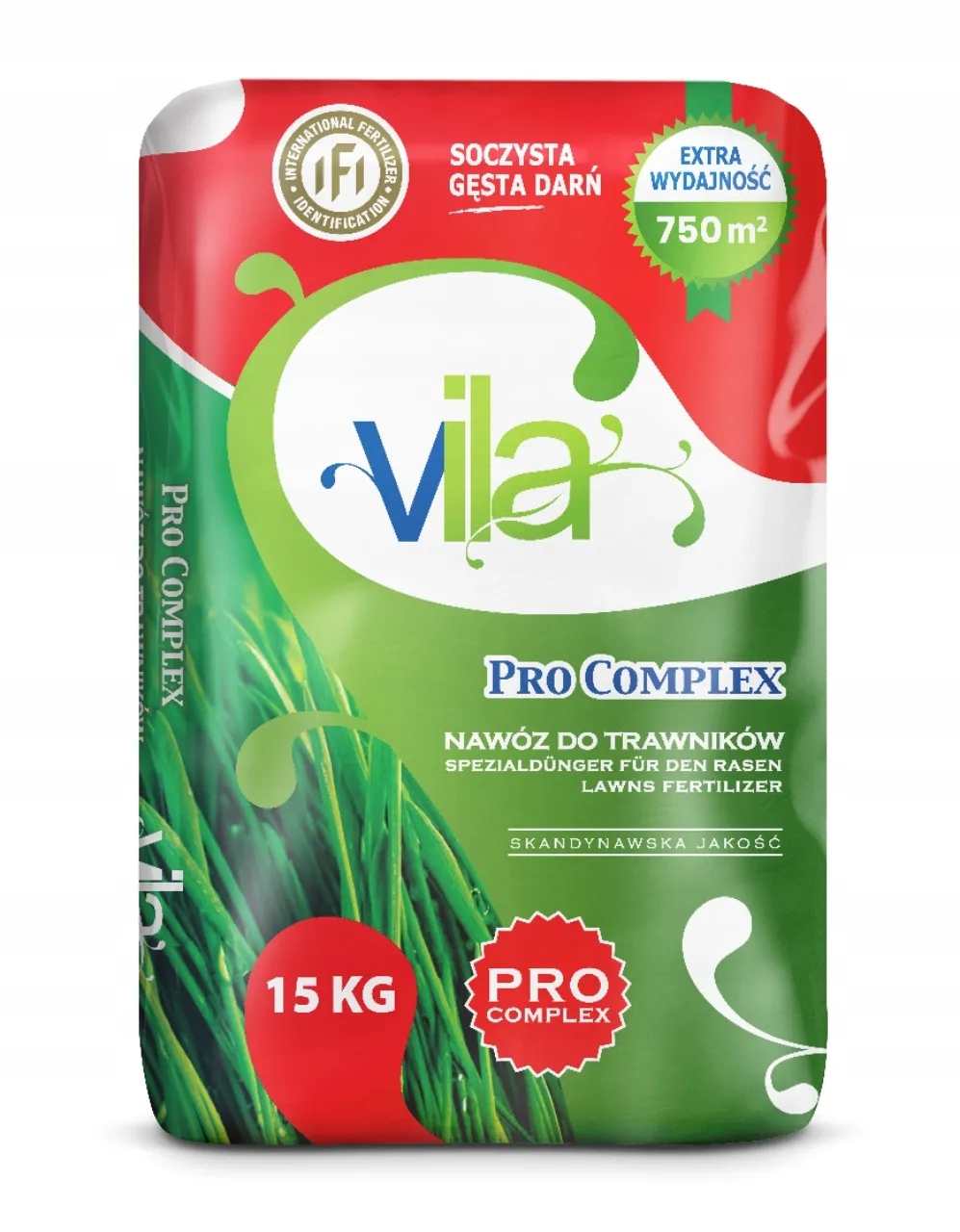 Vila viaczložkové hnojivo granule 15 kg 15 l
