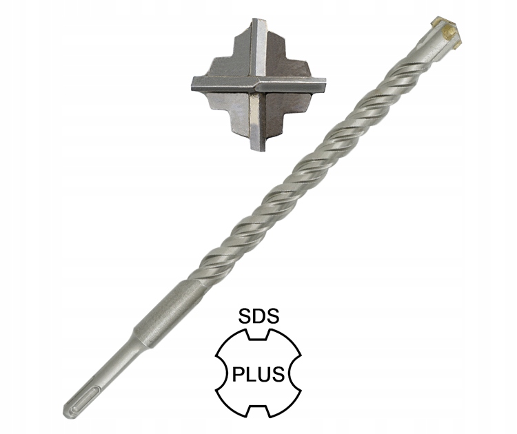 SDS plus vrtáky 32x600mm Geometria widii4 Kríž