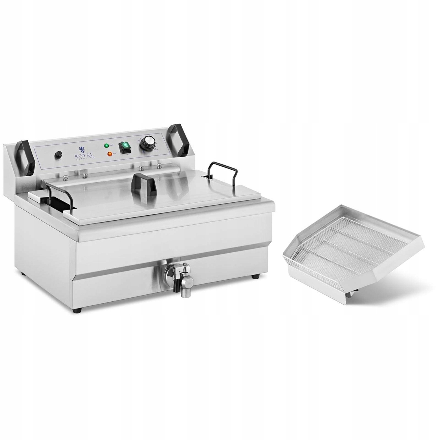 Royal Catering RCPBG 16H jednokomorová fritéza 23 l 3000 W