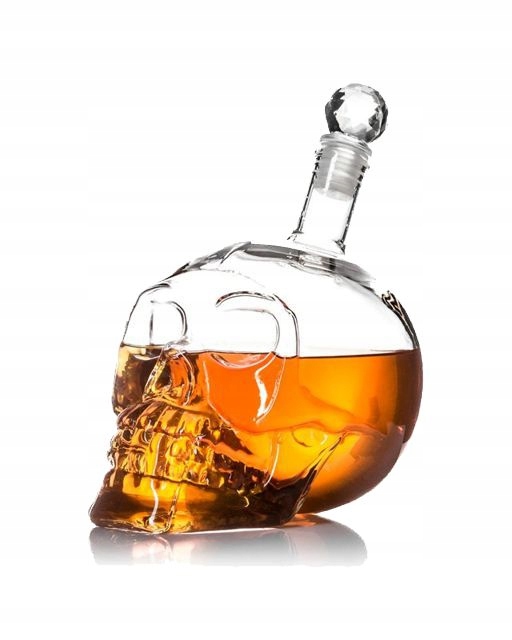 SKULL LEKÁRNA CARAFE 700 ML NA WHISKEY VODKA