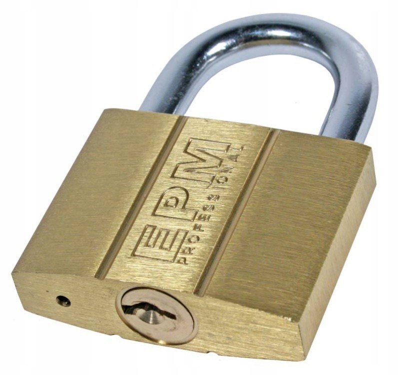 PADLOCK MOSADZNÝ 5 KLÍČOV 60MM