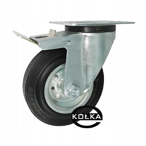 125mm otočné KOLESO s brzdou, nosnosť 70 kg / ks