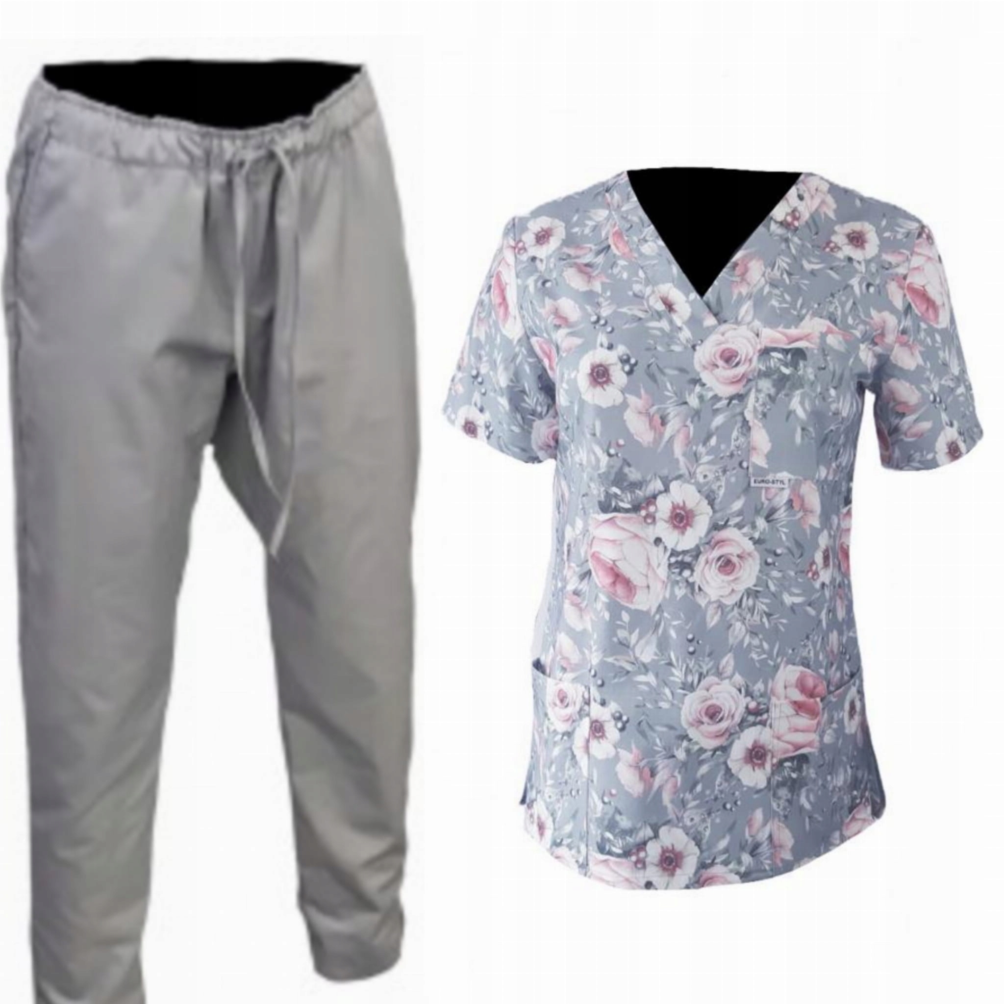 LEKÁRSKA SADA ROSE GREY bavlna PREMIUM