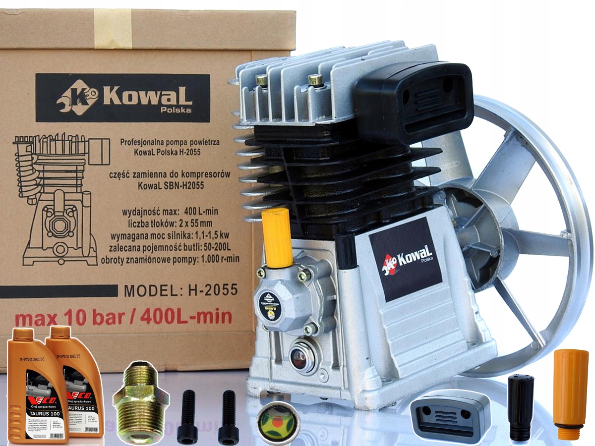 Olejový kompresor Kowal Polska 2055 200 l 10 bar