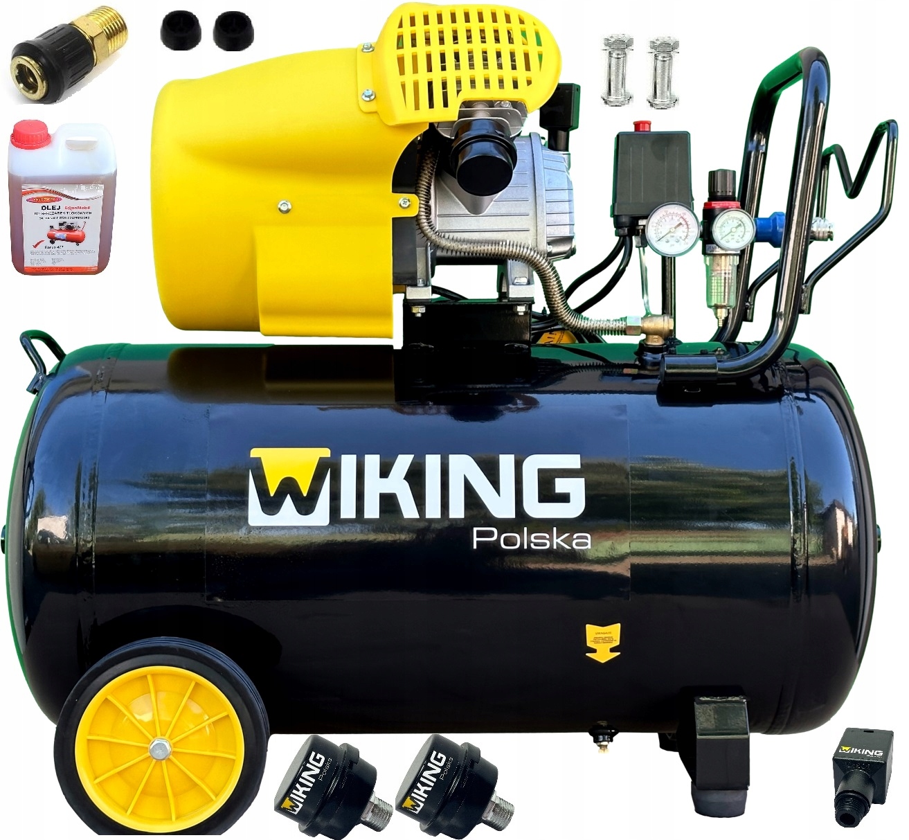 Olejový kompresor Wiking Polska ZBV100 100 l 10 bar