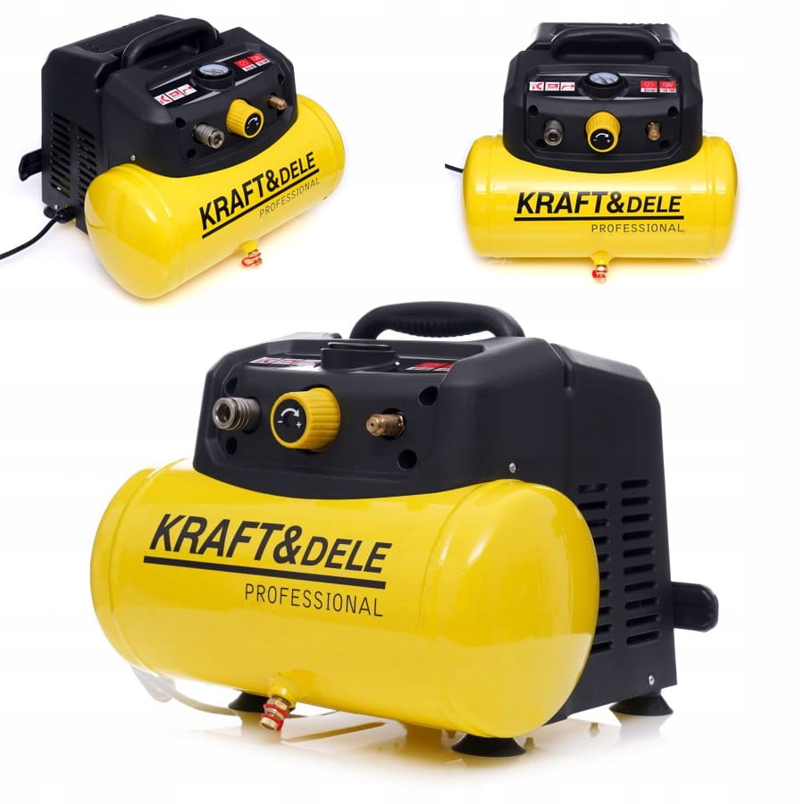 Kompresor bezolejowy Kraft&Dele KD1415 6 l 8 bar