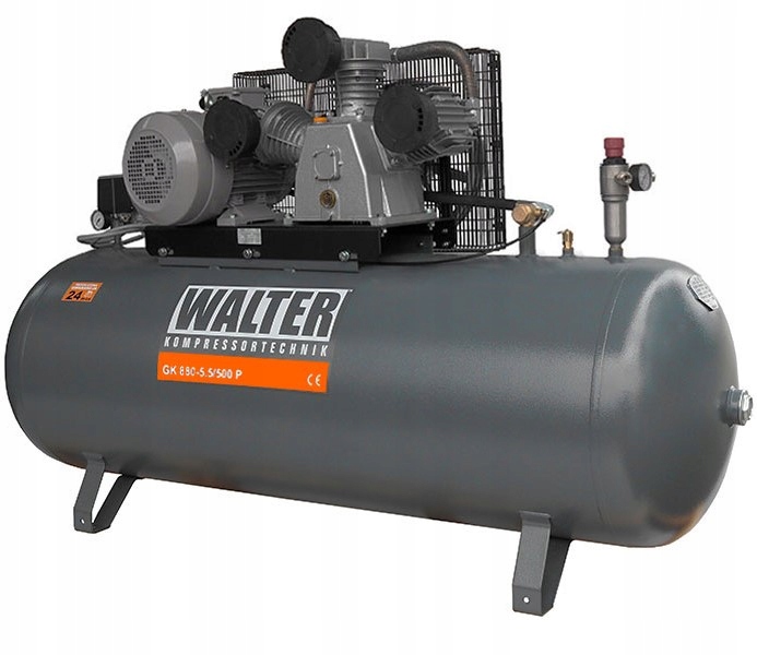 WALTER GK880/500 olejový kompresor 500 l 10 bar