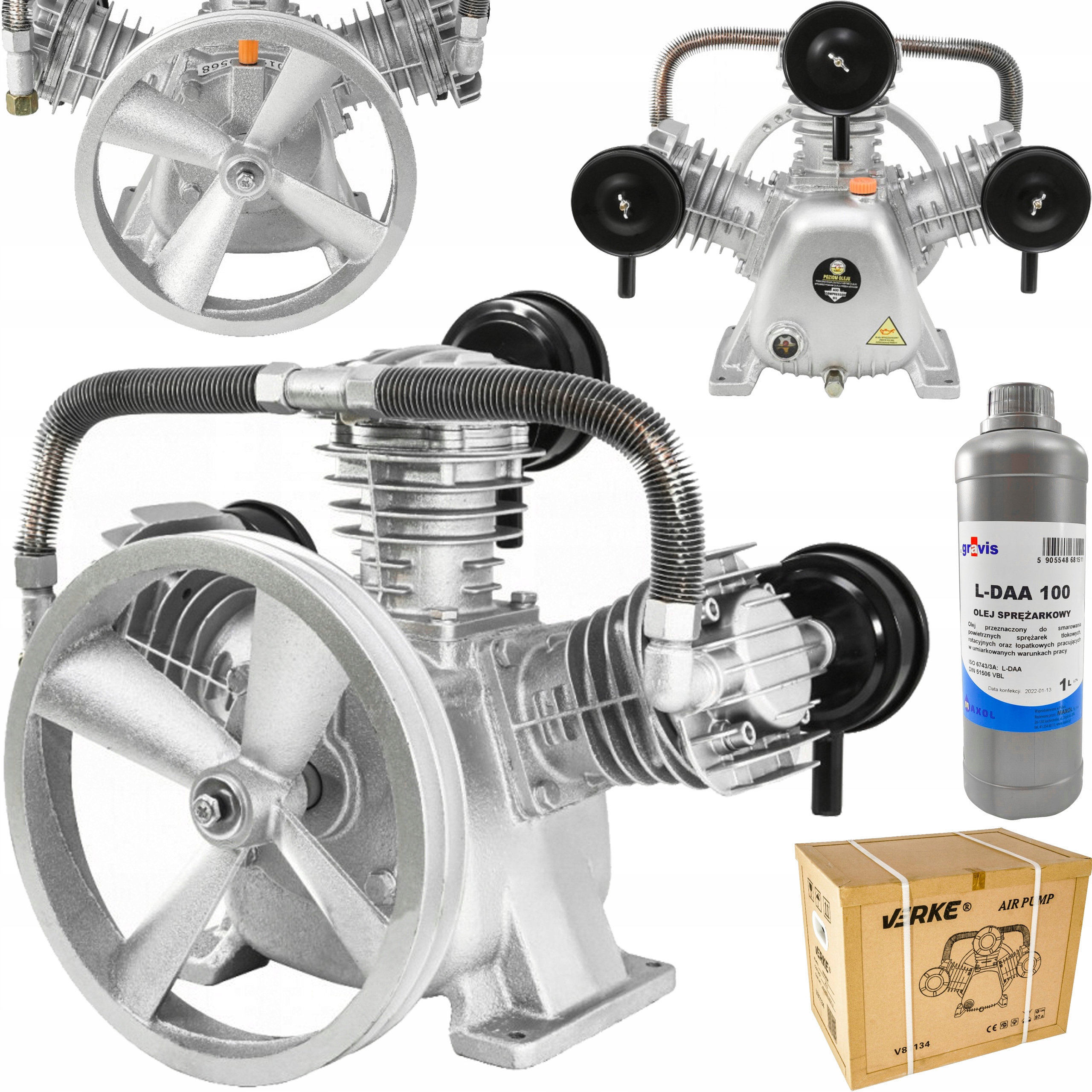 Verke V81134 olejový kompresor 200 l 8 bar