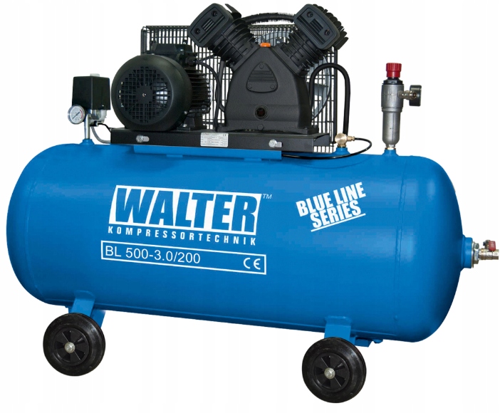 Olejový kompresor Walter BL 500 200 l 9 bar