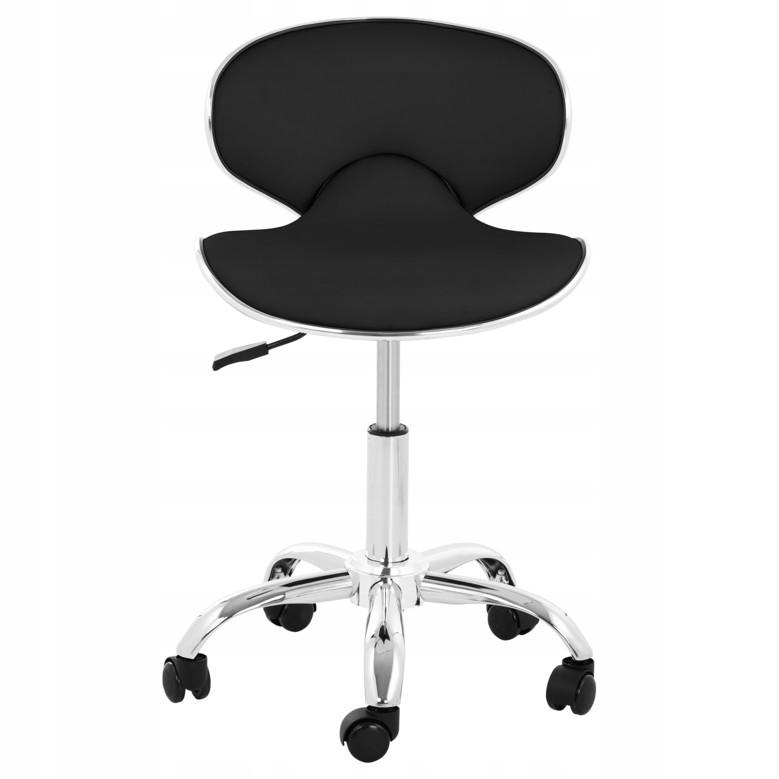 KOZMETICKÉ NASTAVITEĽNÉ STOLIČKY ČIERNE VYSOKÉ 48-62cm