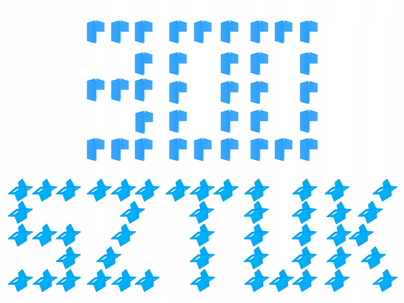 KRÍŽE A VZDIALENOSTI UNIVERZÁLNE 3 mm 300 KS
