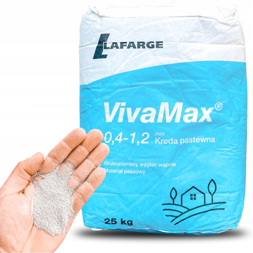 KRMNÉ VÁPNO PRE NOSNICE 0,4-1,2MM 25KG
